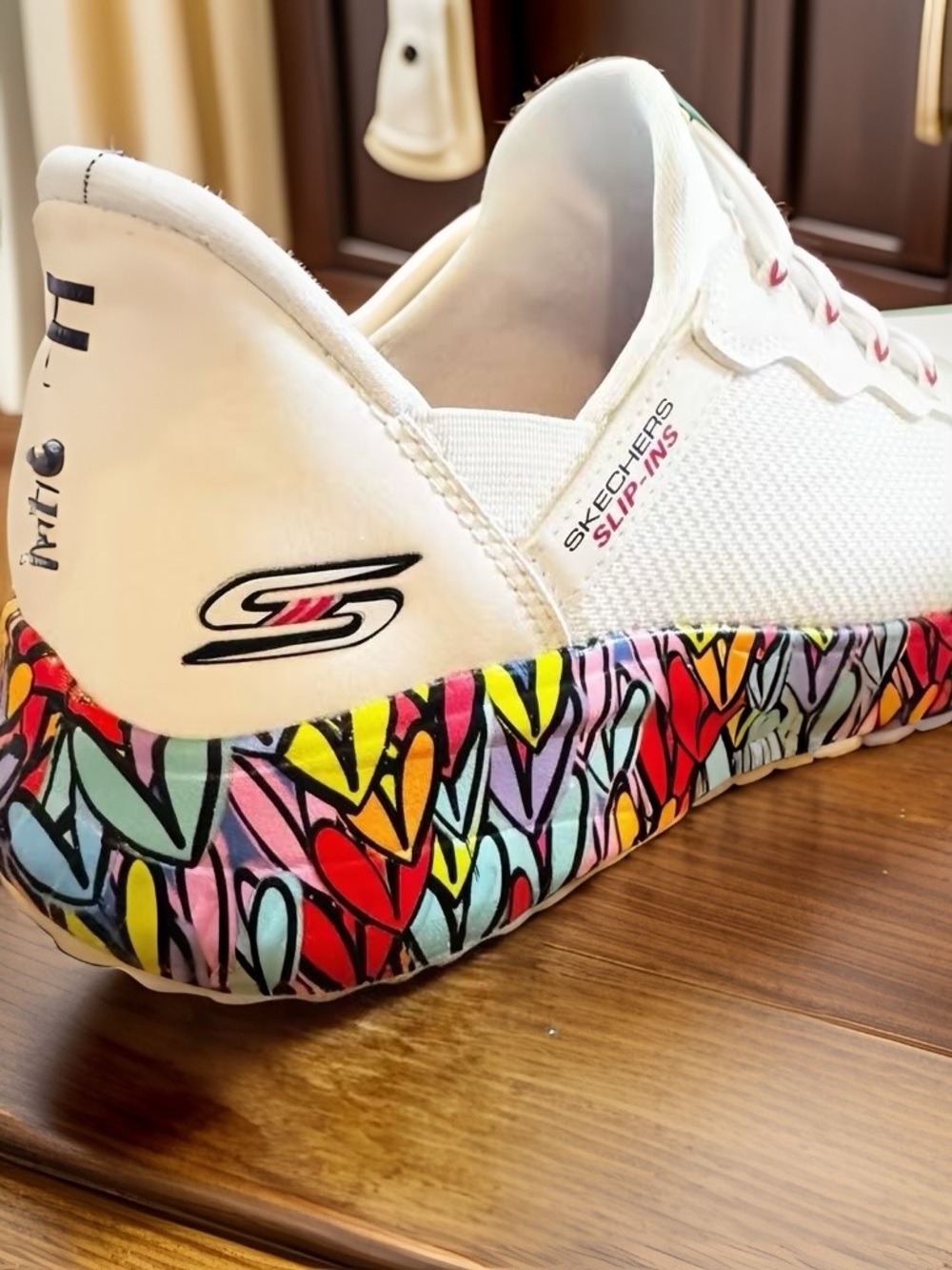Skechers Hands Free Slip Ins: BOBS Sport Squad Chaos. - Picture 3 of 7